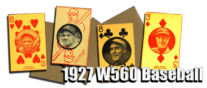 1927 W560 Baseball Cards 